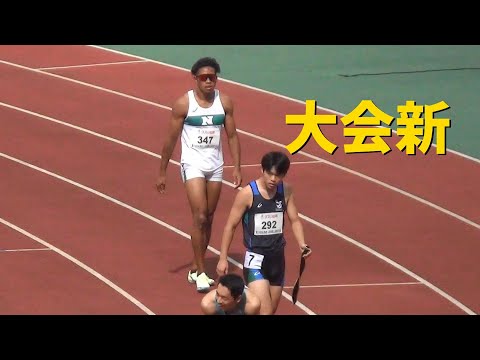 川上拓也・本郷汰樹が大会新！予選 男子100m 田島記念陸上2022