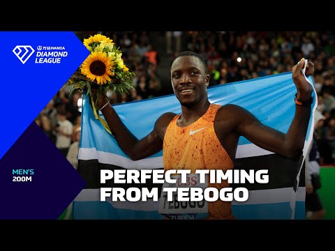 Tebogo leaves it late to take 200m win in Zurich - Wanda Diamond League