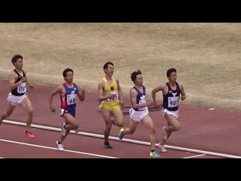 第65回大阪学生陸上競技選手権大会　男子800ｍ予選6組