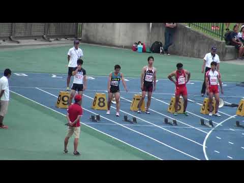 2017 茨城県高校個人選手権陸上 男子100m決勝