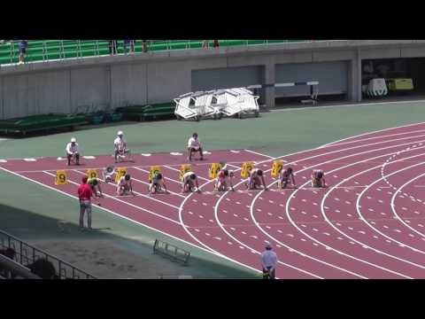 2016中国高校総体陸上男子１００ｍ　準決勝２組