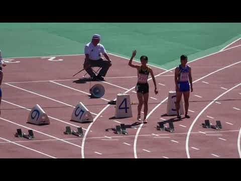 2018 0818 第73回九州陸上選手権大会 一般女子7種100mH1組～3組