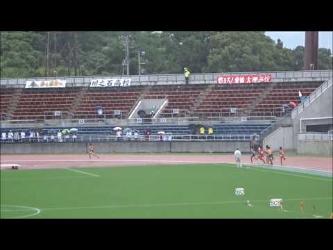 愛媛県高校新人大会2017・男子800m予選1組、1着：菅颯斗（松山北高）2分04秒81