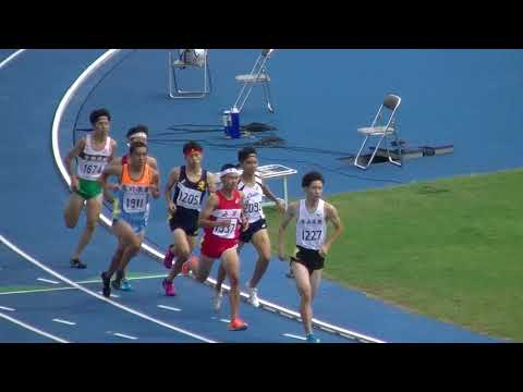 20200919山口県高校新人陸上 男子800mタイムレース決勝最終組