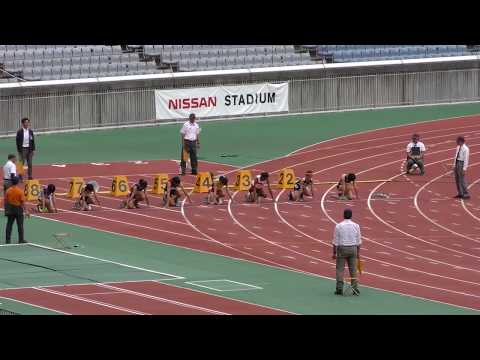 H30　ジュニアオリンピック　C女子100m　予選6組