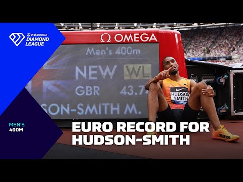 Matthew Hudson-Smith sets EUROPEAN RECORD in London 400m - Wanda Diamond League 2024