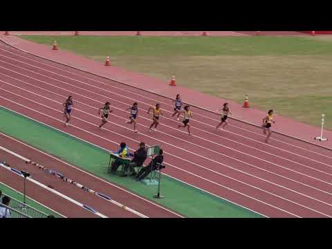 2018 第1回県記録会 中学女子100m9組