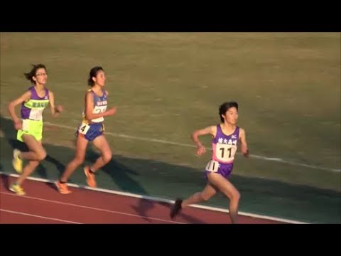 平成国際大学長距離競技会2018.11.24 女子3000m8組