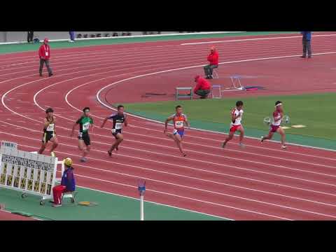 2017 東北高校新人陸上 男子 100m 予選2組