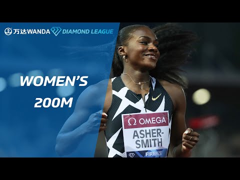 Dina Asher-Smith smashes meeting record in Florence 200m - Wanda Diamond League 2021
