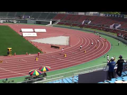 2018 茨城県高校総体陸上 男子400m準決勝2組