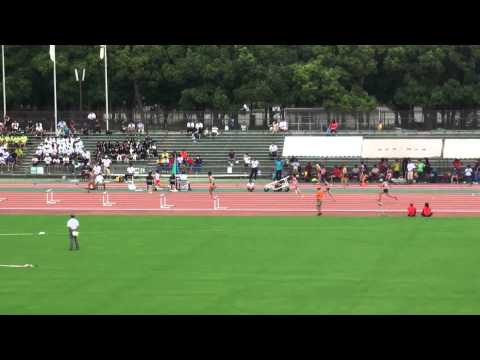 2015年　全国高校陸上選抜大会　女子300mH　予選1組