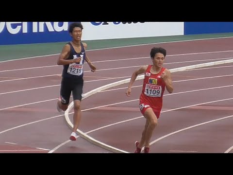 U20男子3000m障害決勝　日本選手権陸上2022
