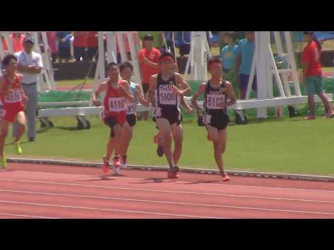 平成29年福井県ジュニアオリンピック選手選考会　B男子1500m