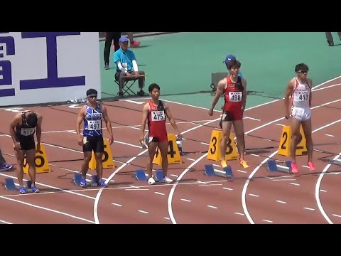 決勝 一般・高校 男子100m 布勢スプリント陸上2024