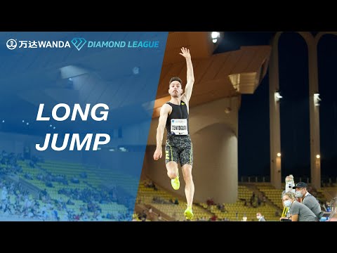 Miltiadis Tentoglou wins the men&#039;s long jump in the Final 3 in Monaco - Wanda Diamond League 2021
