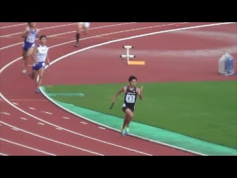 関東陸上競技選手権2017 男子4×400mR予選4組