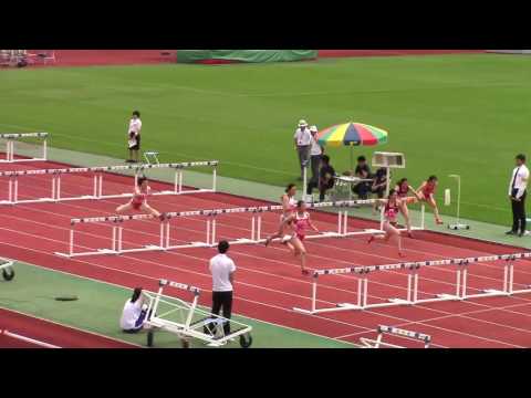 2016 西日本インカレ陸上 女子100mH予選9