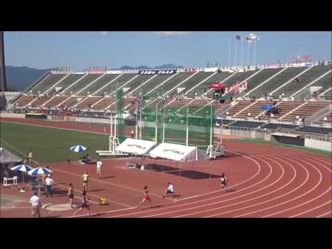 4×400mリレー女子　予選1組目　～愛媛県高校総体2017・陸上競技～