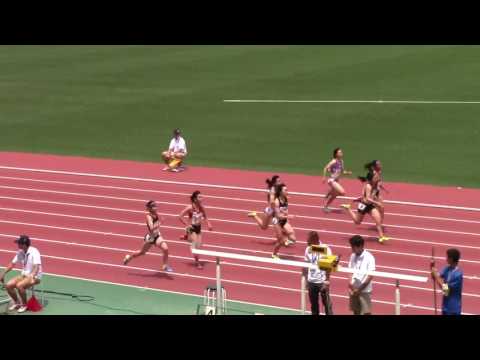 2017 東海総体陸上 女子100m準決勝 1～2