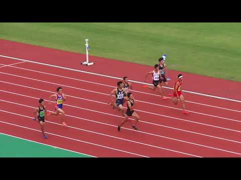 2017ギャレックス杯　共通男子100m決勝　福井県中学地区対抗陸上競技大会
