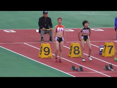 H30　北関東　女子100m　準決勝1組