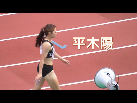 予選女子400mH 西日本インカレ陸上2024