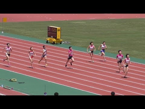 2017 岩手高総体 女子 200メートル決勝