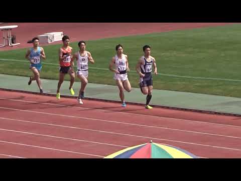 第83回京都学生陸上競技対校選手権大会　男子800ｍ予選４組