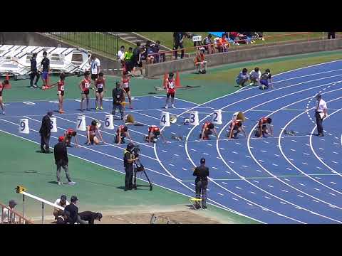 2018 水戸市陸上競技大会 0505 中学男子100m 1組