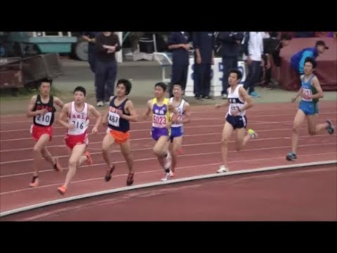 群馬県春季記録会2018（桐生会場）男子1500m4組
