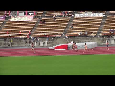 2018京都府高校ユース　女子4×100mリレー予選3組　西京高校