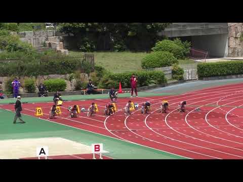 2018 関西インカレ 男子 100ｍ 予選(4-3+4) 第4組