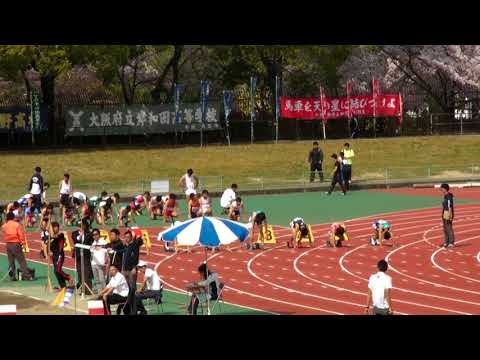 20180401　第3･4地区　第1回記録会　男子　100m　TR　13組