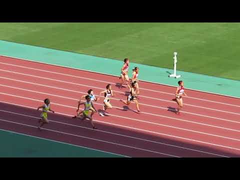 18年6月2日熊本県高校総体　女子100ｍ決勝