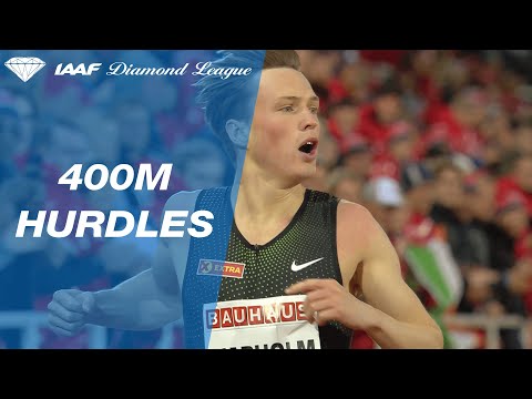 Karsten Warholm powers to a 400m hurdle win in Stockholm - IAAF Diamond League 2019