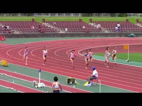 2018西日本インカレ陸上 女子200m　決勝