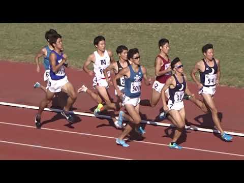 2018 関西学生陸上競技種目別選手権大会　男子800ｍ準決勝1組