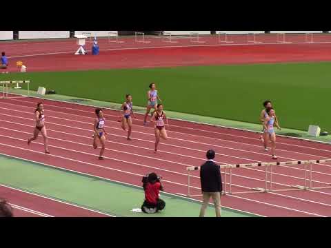 2018 静岡国際陸上 女子400mH　タイムレース