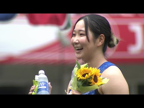 【第108回日本選手権】女子 円盤投 決勝1位 ●郡 菜々佳●