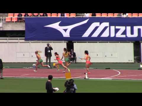2016 静岡国際陸上 特別女子4×100mR