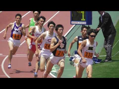 【頑張れ中大】関東ｲﾝｶﾚ男子800ｍ予選2組　山本健太　2016.5.21