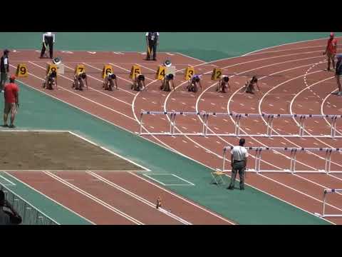 準決勝 女子100mH 1組・2組 南関東大会 R01