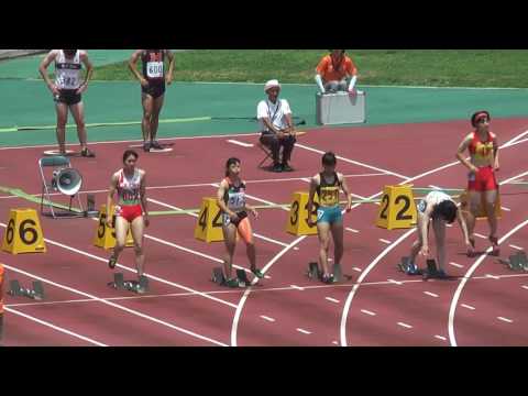H29　千葉県選手権　女子100m　予選3組