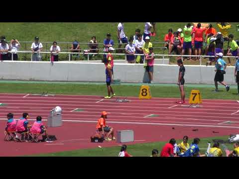 H30　千葉県中学通信陸上　男子200m　B決勝