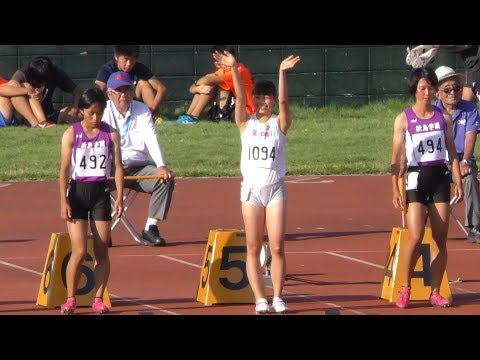 20170909 群馬県高校対抗陸上 女子100m 決勝