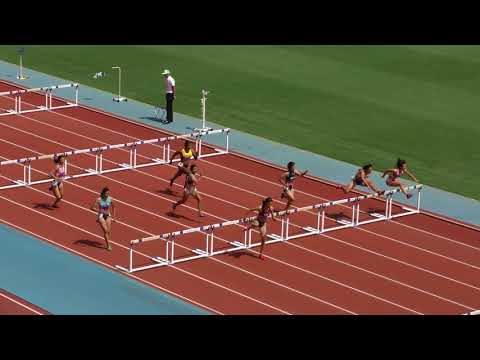 H30　日本インカレ　女子100mH　予選4組