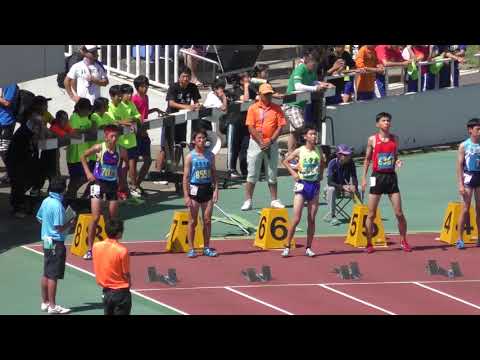 H30　千葉県中学通信陸上　男子110mH　決勝