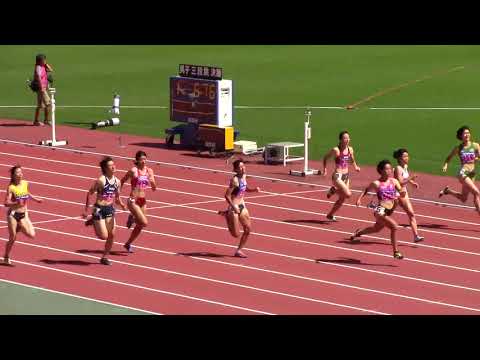 2019日本インカレ陸上 女子200m 準決勝1～2