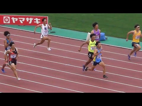 予備予選 男子200m 日本選手権陸上2024